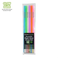 Nite Glow Reusable Straw - 6 Pack... from ASI 30270 Aakron Line