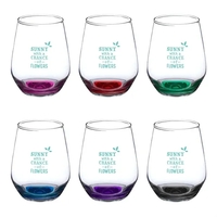 12 oz. stemless wine glass with brim and a handful base... from ASI 88060...