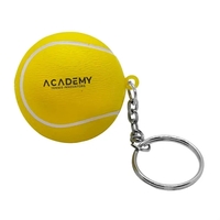 1.5" Tennis ball shaped stress reliever keychain.... from ASI 63549 Jornik...