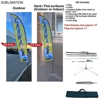 13' Medium Feather Flag Kit... from ASI 53509 FIEL-Fairdeal Import & Export