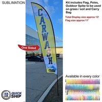 13' Medium Feather Flag Kit... from ASI 53509 FIEL-Fairdeal Import & Export