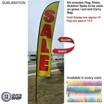 48 Hr Quick Ship - 15' Large Feather Flag Kit