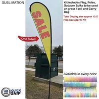 13.5' Large Tear Drop Flag Kit... from ASI 53509 FIEL-Fairdeal Import & Export