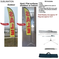 15' Large Feather Flag Kit... from ASI 53509 FIEL-Fairdeal Import & Export