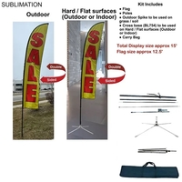 15' Large Feather Flag Kit... from ASI 53509 FIEL-Fairdeal Import & Export