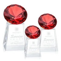 The absolutely stunning Celestina tapers up from its squared base in... from...