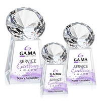 The Celestina VividPrint™ Award tapers up from its squared base in... from...