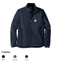 Heavyweight Carhartt soft shell jacket made for tough weather and branded......