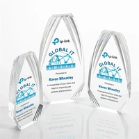 The Lantana VividPrint™ Award embodies true elegance with clear acrylic...