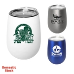 Halcyon® 12 oz. Stainless Steel Wine Glass with Acrylic Lid