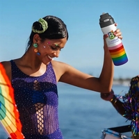 Pop Up 24 Oz. Recycled Rainbow Bottle... from ASI 30208 A P Specialties / AP...