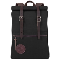 USA Made Book Bag made from durable 15-ounce canvas and leather... from ASI...