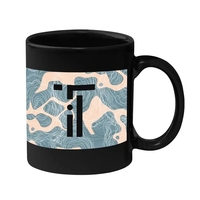 Avery 11 ounce ceramic mug with ear-shaped handle and full color... from ASI...