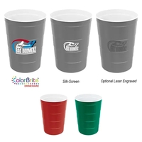 16 oz. reusable and recyclable steel cup.... from ASI 61125 Hit Promotional...