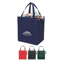Non-Woven Insulated Shopper Tote Bag. Made Of 80 Gram Non-Woven, Coated......