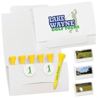 6-2 Golf Tee Packet - 2-3/4" Tee... from ASI 40480 Koozie Group / Norwood