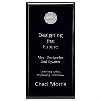 Black Plaque - 6" x 12"... from ASI 40480 Koozie Group / Norwood
