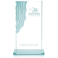 Jade Sculpted Waterfall Award... from ASI 40480 Koozie Group / Norwood