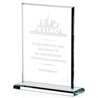 Vertical Gem Cut Award... from ASI 40480 Koozie Group / Norwood