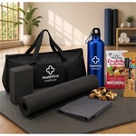Wellness Yoga Gift Set with Branded Water Bottle