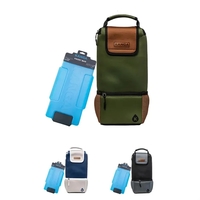 Discreet 6-can insulated cooler sleeve for travel, events, outdoor...