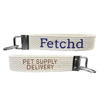 Durable 5" cotton canvas key strap with vibrant design and stylish... from...