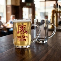 19.25 oz (569 mL) Glass beer mug with handle... from ASI 31518 ADNART / Ad-N-Art
