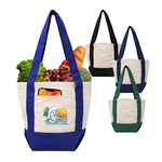 10 oz. Cotton Canvas Tote with Front Pocket