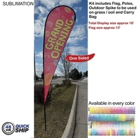 16' X-Large Tear Drop Flag Kit... from ASI 53509 FIEL-Fairdeal Import & Export