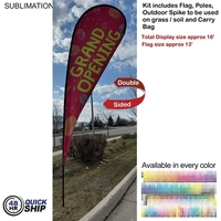 16' X-Large Tear Drop Flag Kit... from ASI 53509 FIEL-Fairdeal Import & Export