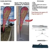 16' X-Large Tear Drop Flag Kit... from ASI 53509 FIEL-Fairdeal Import & Export