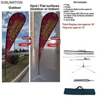 16' X-Large Tear Drop Flag Kit... from ASI 53509 FIEL-Fairdeal Import & Export
