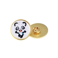 1.18-inch Round Epoxy Lapel Pin Badge