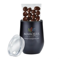 This 12 oz. Stemless Stainless Custom Wine Tumbler w/ Plastic Lining... from...