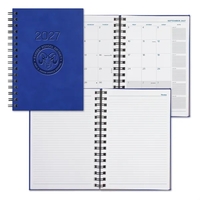 5 1/2" x 8" monthly diary with a polyurethane cover and... from ASI 68507 The...