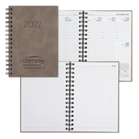 5 1/2" x 8" weekly diary with a polyurethane cover and... from ASI 68507 The...