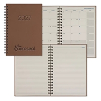 6 1/2" x 9 1/2" apple pulp academic planner with an... from ASI 68507 The...