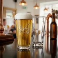 Pilsner glass, 16 oz. Gift box and paper wrap included.... from ASI 31518...
