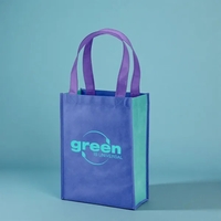 Color combination non-woven mini tote with 18" reinforced handles.... from...