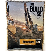 54" x 72" tapestry/throw blanket made of jacquard woven cotton yarn.... from...