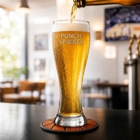 Pilsner glass, 23 oz. Gift box and paper wrap included.... from ASI 31518...