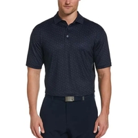 Callaway Men's Micro Chev Print Polo. Opti-Dri technology transfers moisture...