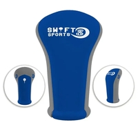 Lightweight driver cover with full-color branding and durable club...