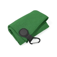 Microfiber golf towel with magnet and carabiner of 18 x 40... from ASI 37218...