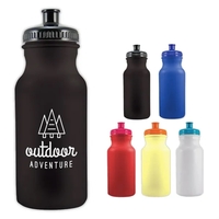 Classic colored bike bottle with push/pull cap. BPA free. Made in... from ASI...