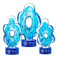 The Trillium Award features a striking, organic silhouette with fluid,...