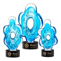 The Trillium Award features a striking, organic silhouette with fluid,...