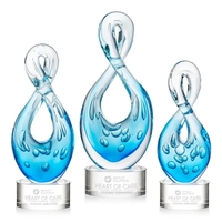 The Utopia Award features a striking, teardrop-inspired loop that twists...