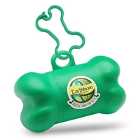Bone shaped pet trash bag dispenser with 20 poly bags included... from ASI...