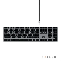 The Satechi Slim W3 Wired Backlit Keyboard is designed for Mac... from ASI...
